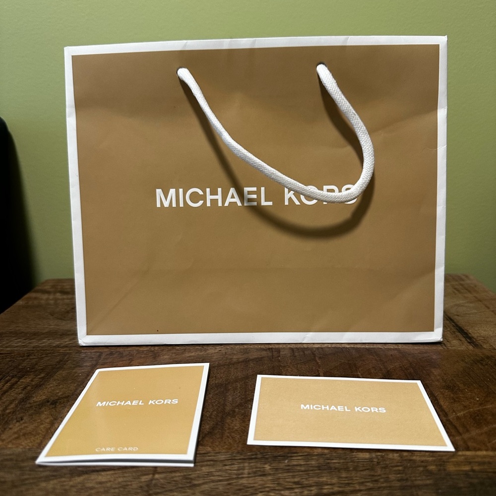 Small Michael Kors shopping bag empty - Picture 4 of 5
